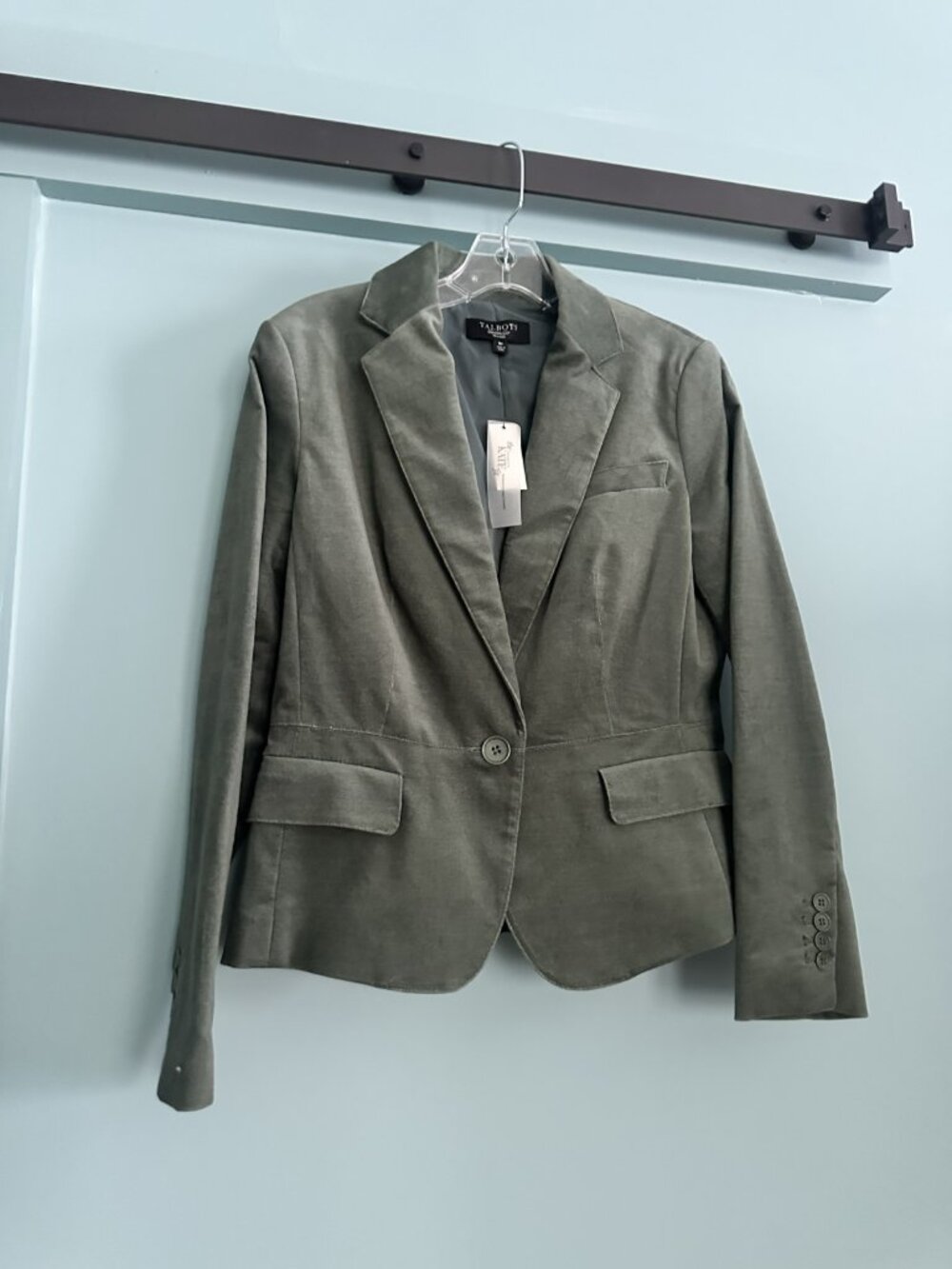 Talbots Olive Green Tailored Blazer